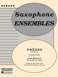 PHEDRE OVERTURE SAX SEXTET cover